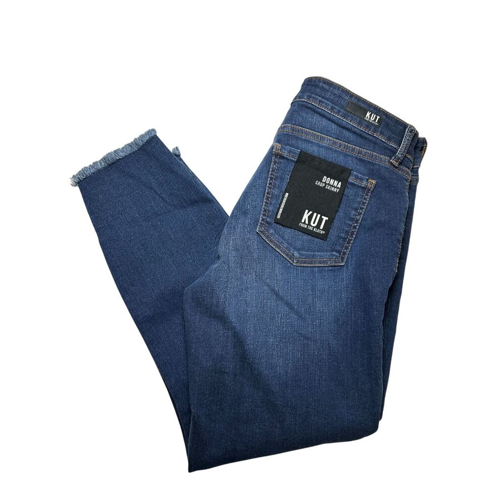 NWT Kut From The Kloth Donna Crop Skinny Jeans Size 6  Womens Casual Stylish
